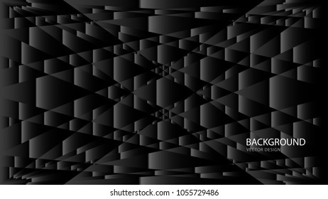 Black abstract background vecter illustration. wall. web banner. cover. card. texture. wallpaper