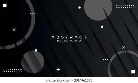 Black abstract background. vector abstract background