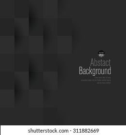 Black abstract background vector. Can be used in cover design, book design, website background, CD cover, advertising.