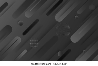 Black abstract background vector. Gray abstract. Modern design background for report and project presentation template. Vector illustration graphic. Dot and circular shape. product advertising present