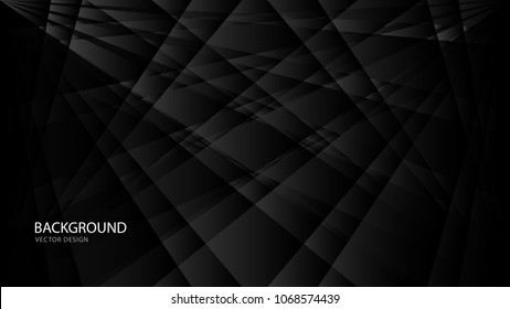 Black abstract background vector illustration. wall. web banner. cover. card. texture. wallpaper