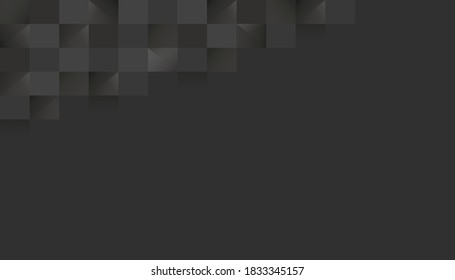 Ilustración del vector de fondo abstracto negro.