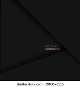 Ilustración del vector de fondo abstracto negro para el diseño del sitio web y del tablero de mensajes
