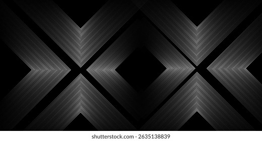 Fondo Abstractas negro, Ilustración vectorial. Textura con líneas diagonales. El fondo de Vector se puede utilizar en diseño de portada, diseño de libros, póster, portada de CD, volante, fondos de Sitio web o publicidad