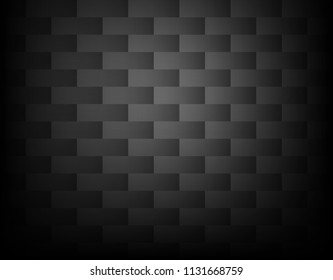 Black abstract background with weaving. Background with 3D paper effect for backgrounds, wallpapers, covers and your design