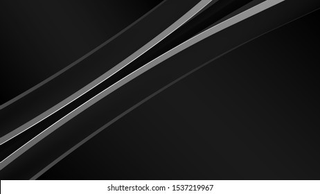 Black abstract background for web sites, covers, banners, flyers, headlines, landing pages, etc. Vector design.