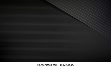 Black abstract background for web sites, covers, banners, flyers, headlines, landing pages, etc. Vector design.
