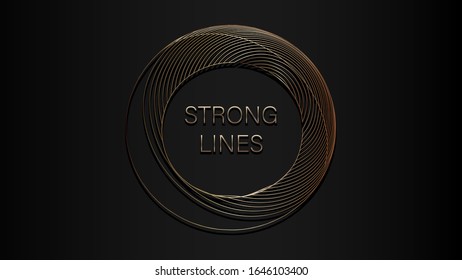 Black abstract background for web sites, covers, banners, flyers, headlines, landing pages, etc. Vector design.