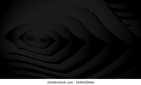 Black abstract background for web sites, covers, banners, flyers, headlines, landing pages, etc. Vector design.