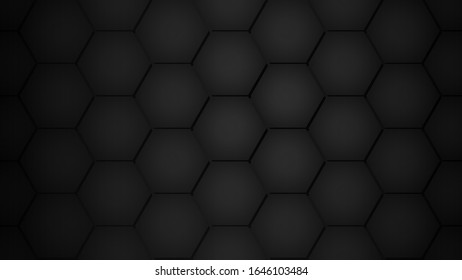 Black abstract background for web sites, covers, banners, flyers, headlines, landing pages, etc. Vector design.