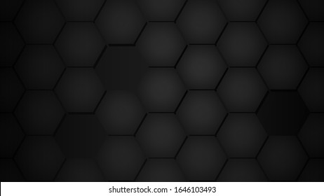 Black abstract background for web sites, covers, banners, flyers, headlines, landing pages, etc. Vector design.