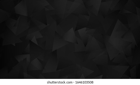Black abstract background for web sites, covers, banners, flyers, headlines, landing pages, etc. Vector design.