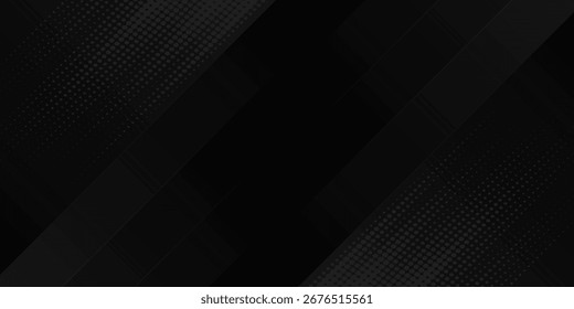 Fondo abstracto negro con color blanco. Fondo azul abstracto con Formas cuadradas. Diseño de presentación de fondo abstracto gris azul simple moderno