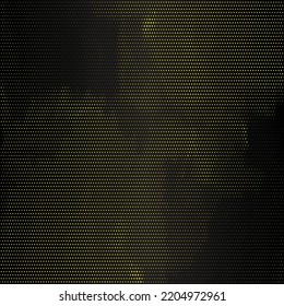 Black abstract background and yellow dot