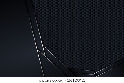 black Abstract business background.Vector design.