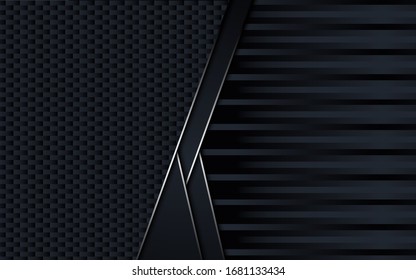 black Abstract business background.Vector design.