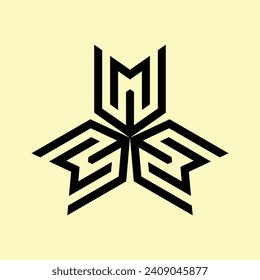 BLACK ABSTRACT CERAMIC DESIGN WITH LIGHT YELLOW BACKGROUND
