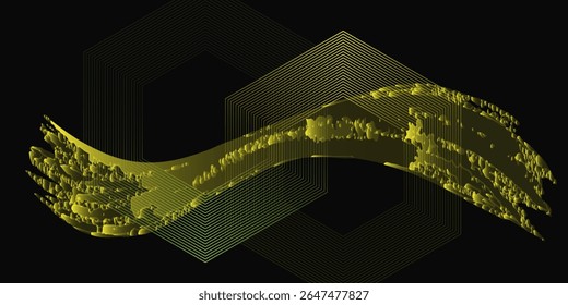 Diseño de fondo completo de color abstracto negro simple. Textura de la raya de Premium para el concepto de fondo de negocios de Anuncio. 