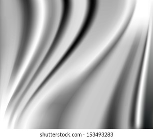 Black Abstract Cloth With Of Silk Texture, Vector Illustration .