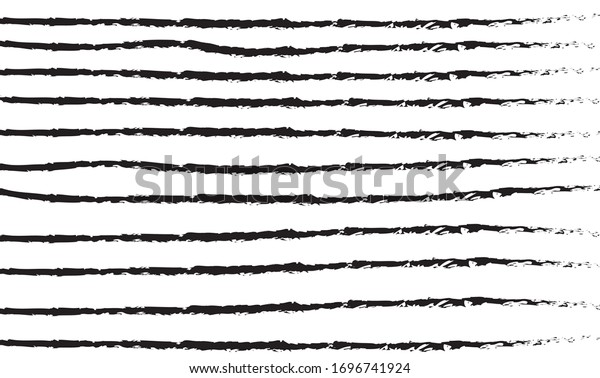 黒い抽象的クリエイティブの横線 のベクター画像素材 ロイヤリティフリー