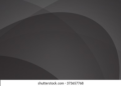 Black abstract curve background. Vector illustration