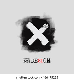 Black abstract design. Ink paint on square wallpaper, Monochrome element. Grunge silhouette paints. Simple composition. Liquid ink. Background for banner, card, poster, identity,web design
