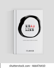 Black abstract design. Ink paint on brochure, Monochrome element isolated on white. Grunge banner paints. Simple composition. Liquid ink. Background for banner, card, poster, identity,web design.