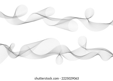 Diseño abstracto negro con líneas. Ilustración de mezcla