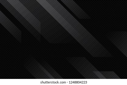 Black abstract geometric background. Modern shape concept.