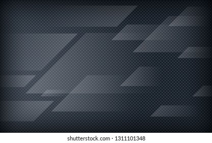 Black abstract geometric background. Modern shape concept.