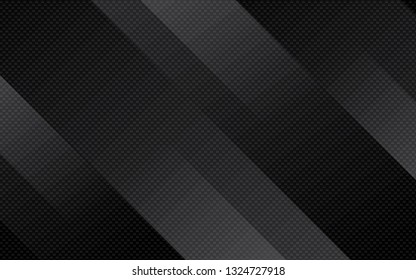 Black abstract geometric background. Modern shape concept.