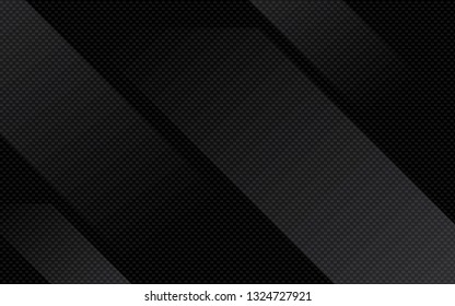 Black abstract geometric background. Modern shape concept.