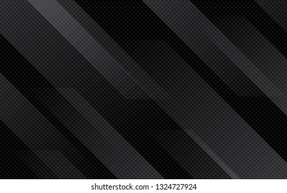 Black abstract geometric background. Modern shape concept.