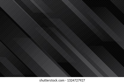 Black abstract geometric background. Modern shape concept.