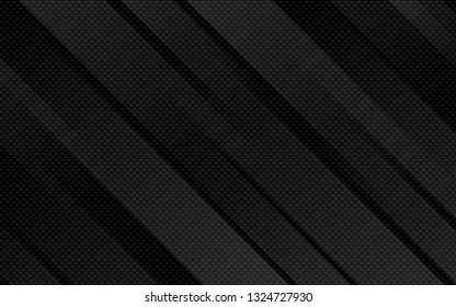 Black abstract geometric background. Modern shape concept.