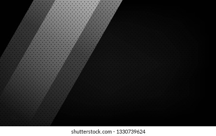 Black abstract geometric background. Modern shape concept