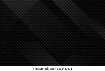 Black abstract geometric background. Modern shape concept.