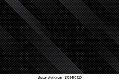 Black abstract geometric background. Modern shape concept.