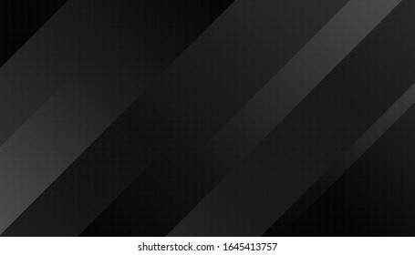 black abstract geometric background. modern gradient shape design