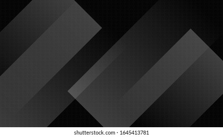 black abstract geometric background. modern gradient shape design