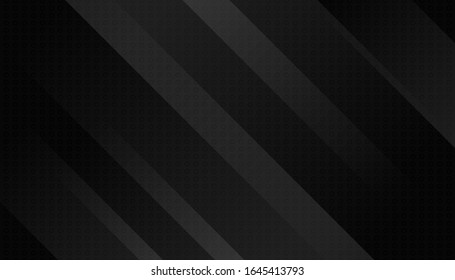 black abstract geometric background. modern gradient shape design