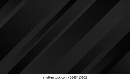 black abstract geometric background. modern gradient shape design