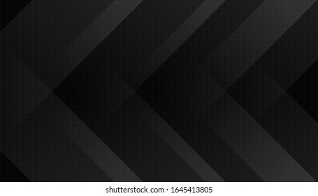 black abstract geometric background. modern gradient shape design