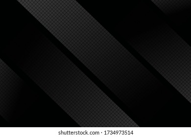 Fondo geométrico abstracto negro. Concepto de forma moderna.

