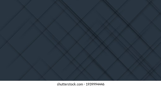 Black abstract geometric background. Modern corporate design shape concept