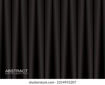 Black abstract geometric background. Modern shape concept.