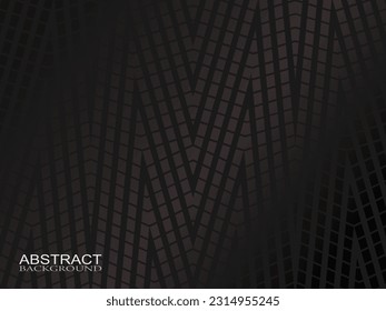 Fondo geométrico abstracto negro. Concepto de forma moderna.
