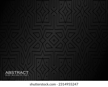 Black abstract geometric background. Modern shape concept.