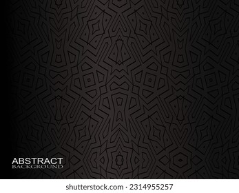 Black abstract geometric background. Modern shape concept.