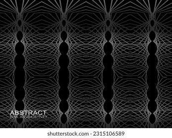 Fondo geométrico abstracto negro. Concepto de forma moderna.